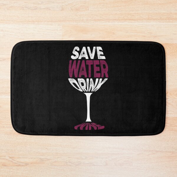 Item preview, Save Water Drink Wine Dark designed and sold by SNKV-Creations.