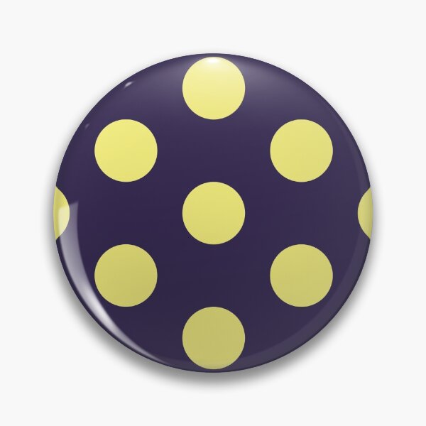 Item preview, Large YELLOW and NAVY BLUE POLKA DOTS designed and sold by RachelMacht.