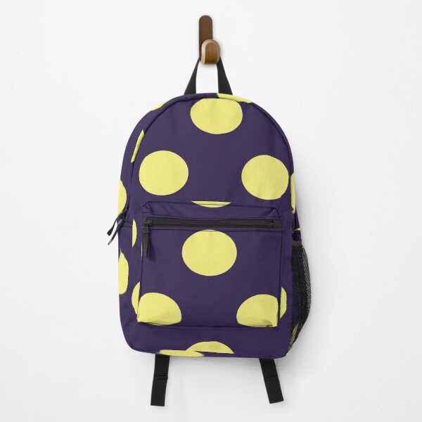 Item preview, Large YELLOW and NAVY BLUE POLKA DOTS designed and sold by RachelMacht.
