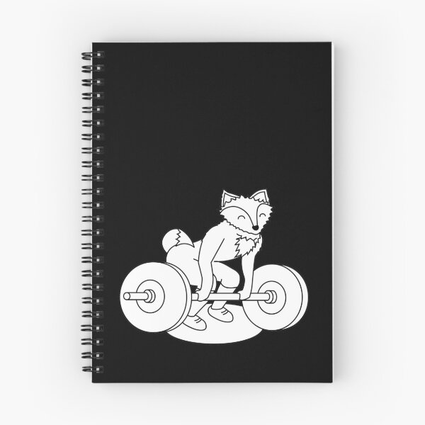 Item preview, Crossfit fox with a barbell at the deadlift designed and sold by TrueType.