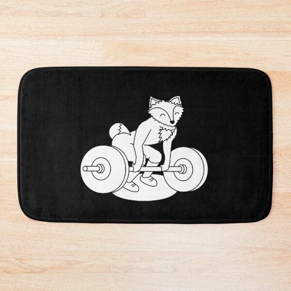 Item preview, Crossfit fox with a barbell at the deadlift designed and sold by TrueType.
