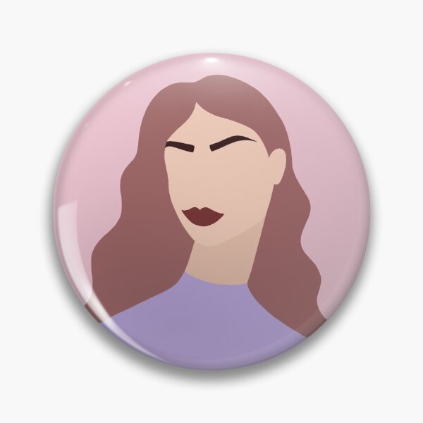 Item preview, Bold Modern Female Portrait of Woman with Pink Hair designed and sold by Illustratebynat.