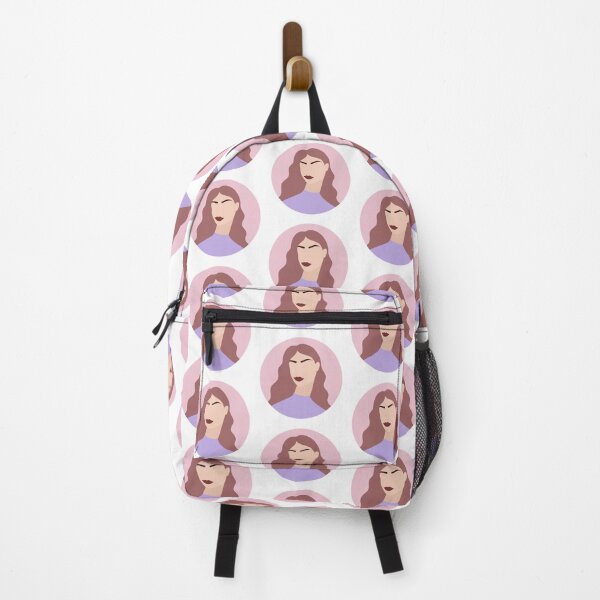 Item preview, Bold Modern Female Portrait of Woman with Pink Hair designed and sold by Illustratebynat.