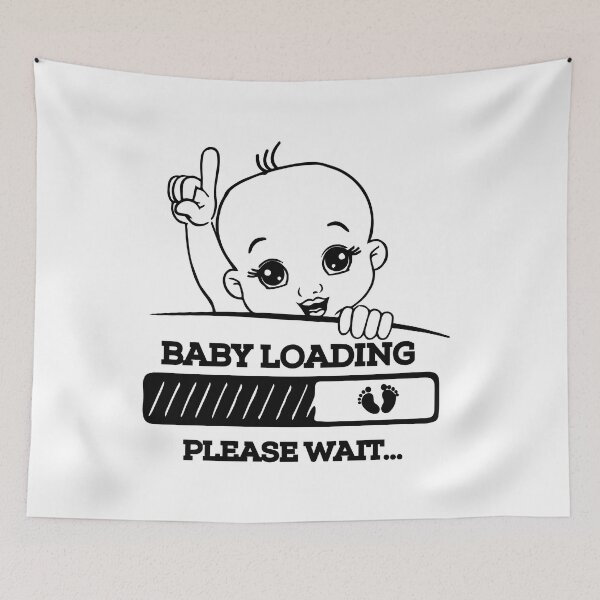 Item preview, Baby Loading Women Pregnancy, Loading Future New Baby designed and sold by magicos1.