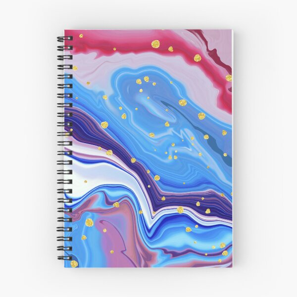 Item preview, Gold Blue Pink Marble designed and sold by ZaydounStark.