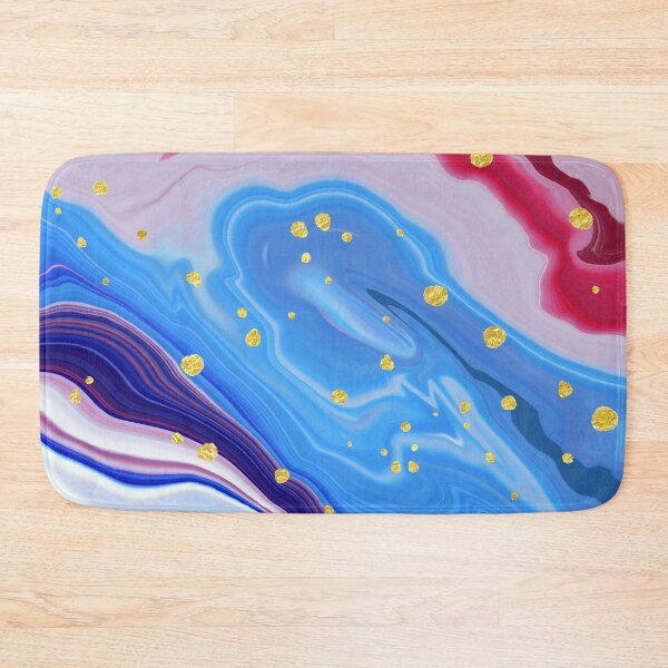 Item preview, Gold Blue Pink Marble designed and sold by ZaydounStark.