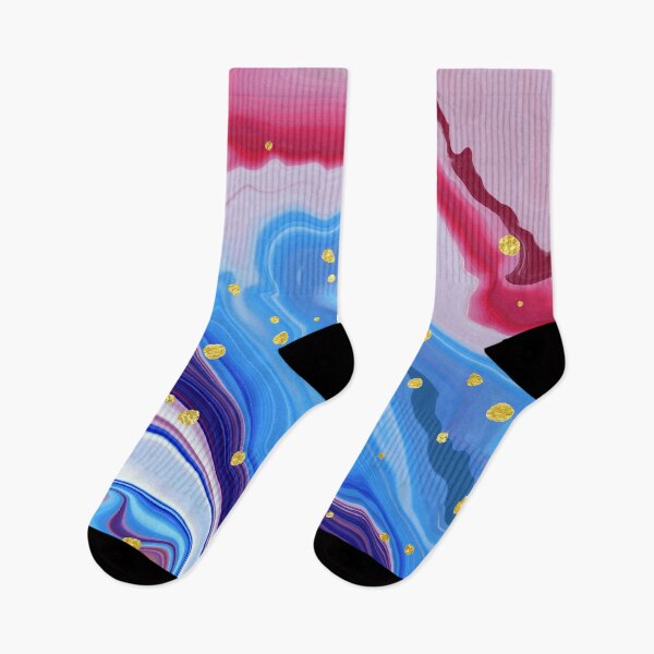 Item preview, Gold Blue Pink Marble designed and sold by ZaydounStark.