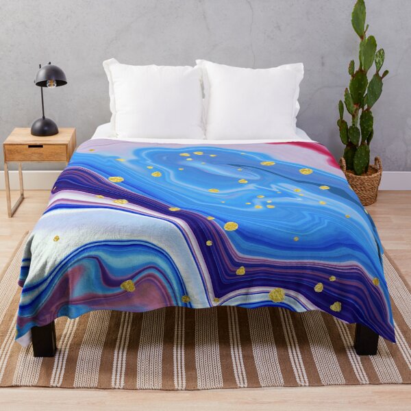 Item preview, Gold Blue Pink Marble designed and sold by ZaydounStark.