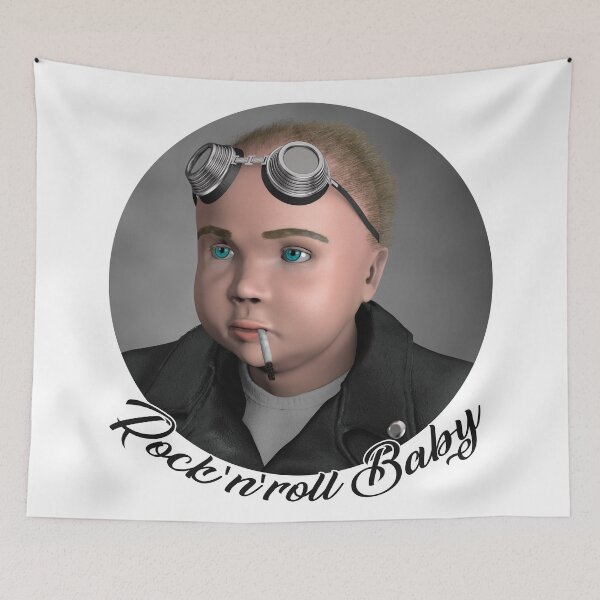 Item preview, Rock'n'roll baby designed and sold by serpico93.