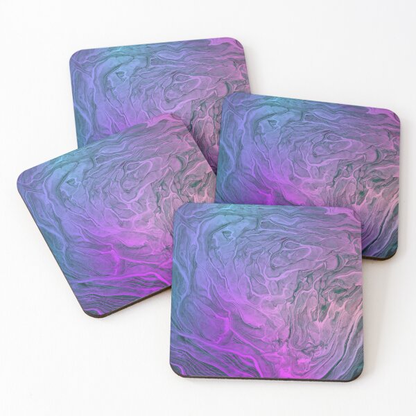 Item preview, Pink Blue Abstract Fluid Texture designed and sold by CosmicSpecter.
