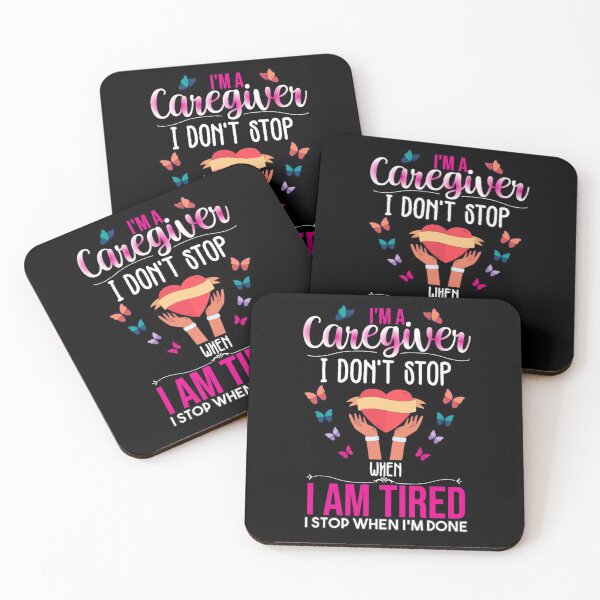 Item preview, Womens I'm A Caregiver I Don't Stop When I Am Tired Funny Caregiving Nursing designed and sold by WhiteTears.