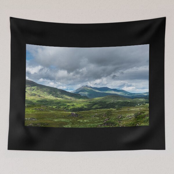 Item preview, Clouds and green mountains, amazing nature of Ireland in Killarney National Park, near the town of Killarney, County Kerry  designed and sold by AlbertMi.