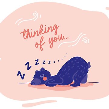 Aperçu de l'œuvre Petit ours bleu qui dort de Isabelle Gatzler