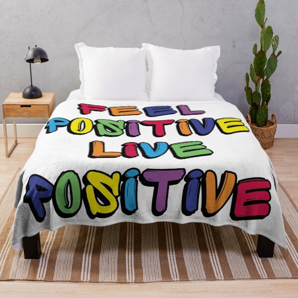 Item preview, Feel Positive , Live Positive designed and sold by YOYOCollection.