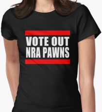 Vote Out NRA Pawns Women's Fitted T-Shirt
