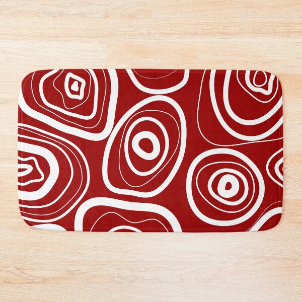 Item preview, Red and white swirls designed and sold by baixu.