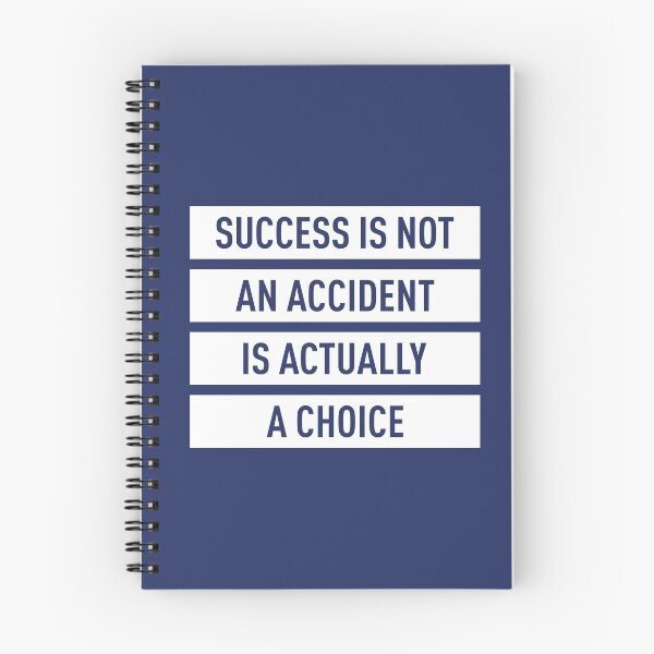 Item preview, Sucess Is Not An Accident Is Actually A Choice (Blue BG) designed and sold by FilipeFerreira.