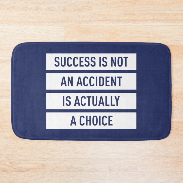 Item preview, Sucess Is Not An Accident Is Actually A Choice (Blue BG) designed and sold by FilipeFerreira.
