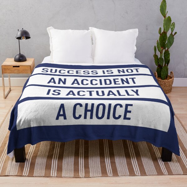Item preview, Sucess Is Not An Accident Is Actually A Choice (Blue BG) designed and sold by FilipeFerreira.