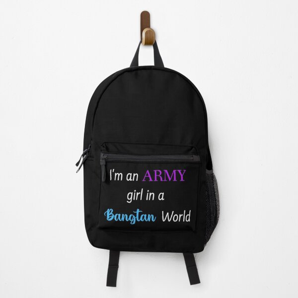 Item preview, im an army girl in a bangtan world, funny BTS army white designed and sold by mikrocosmox.