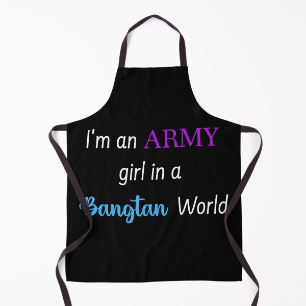 Item preview, im an army girl in a bangtan world, funny BTS army white designed and sold by mikrocosmox.