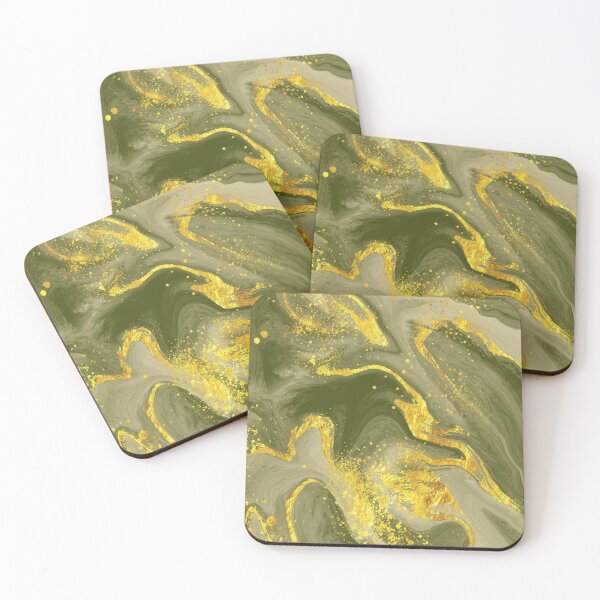 Item preview, Green Marble Gold Marbling designed and sold by ZaydounStark.