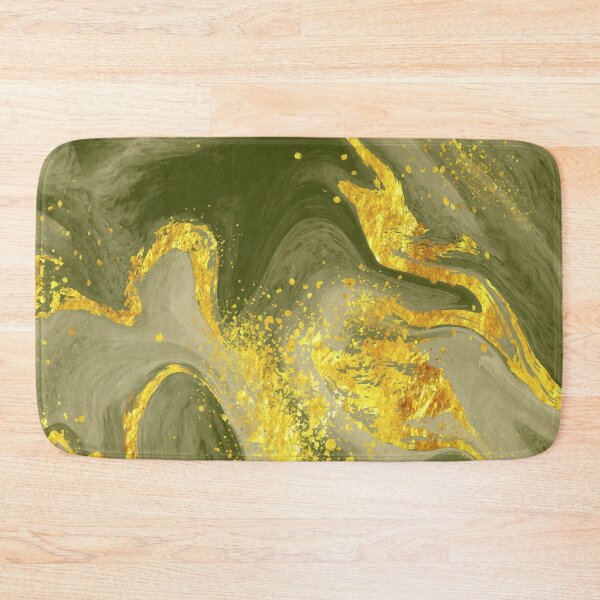 Item preview, Green Marble Gold Marbling designed and sold by ZaydounStark.