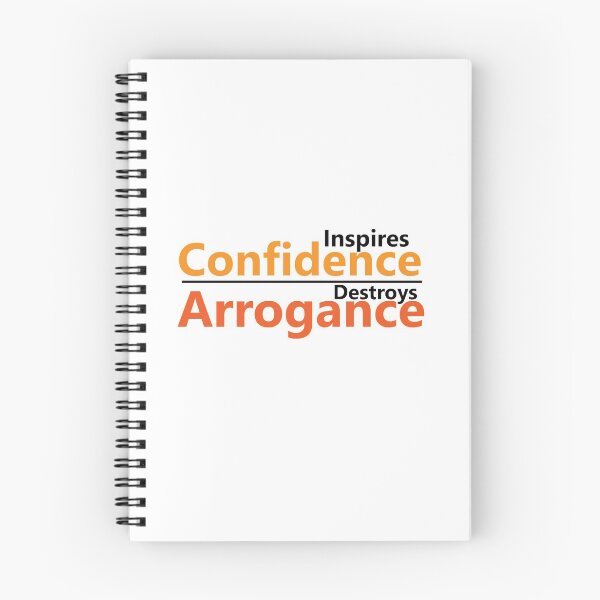 Item preview, confidence inspires arrogance destroys inspirational  desgn designed and sold by Fariashamshad.