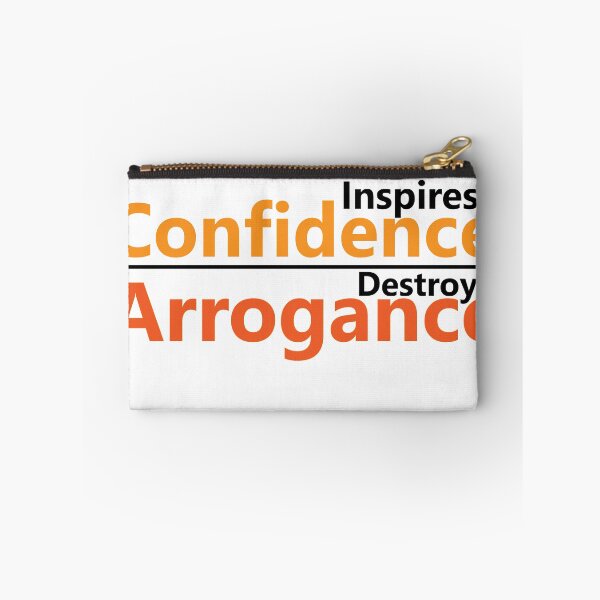 Item preview, confidence inspires arrogance destroys inspirational  desgn designed and sold by Fariashamshad.