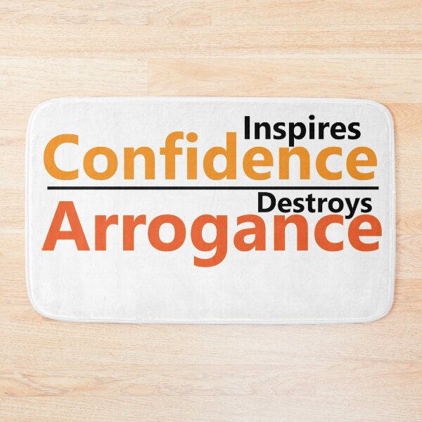 Item preview, confidence inspires arrogance destroys inspirational  desgn designed and sold by Fariashamshad.
