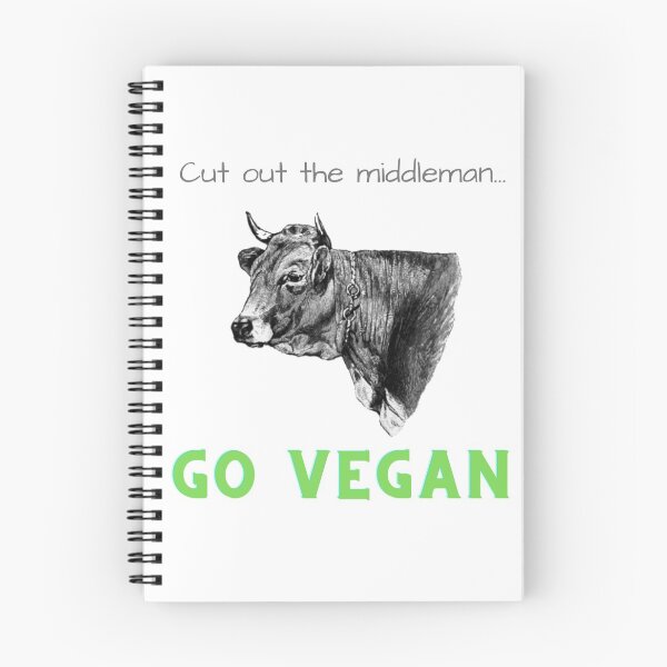 Item preview, Go vegan designed and sold by RoamingRabbit.
