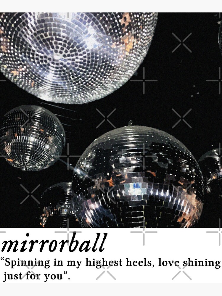 "Mirror ball Taylor Swift " Art Print for Sale by sofb200 Redbubble
