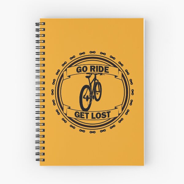 Item preview, Go Ride Get Lost Bike Chain Logo MTB Black designed and sold by RabeDesigns.