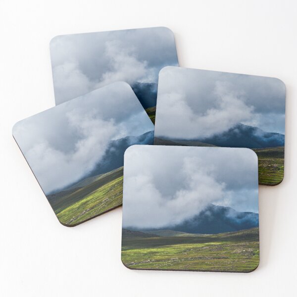 Item preview, Cloudy green mountains, amazing nature of Ireland in Killarney National Park, near the town of Killarney, County Kerry  designed and sold by AlbertMi.