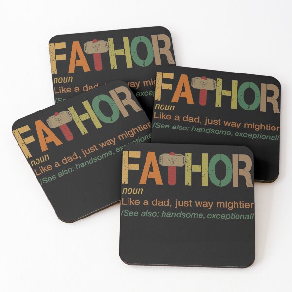 Item preview, Fa-Thor Like Dad Just Way Mightier designed and sold by Profashionall.