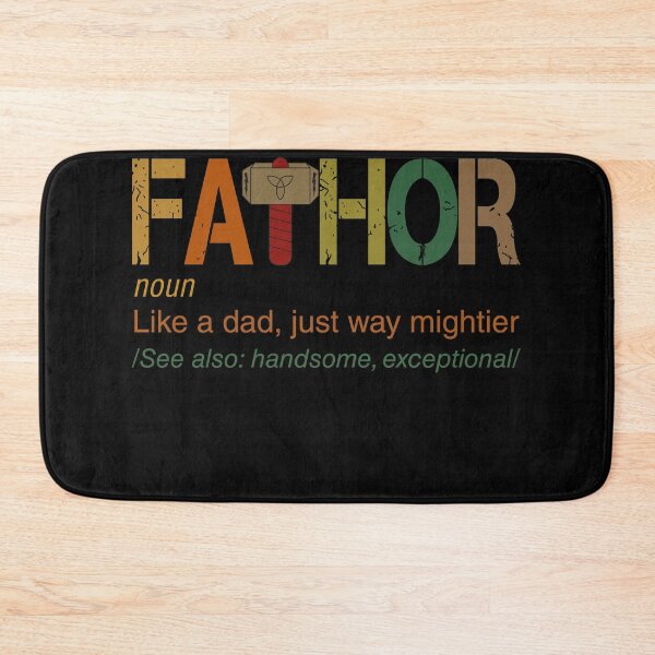 Item preview, Fa-Thor Like Dad Just Way Mightier designed and sold by Profashionall.