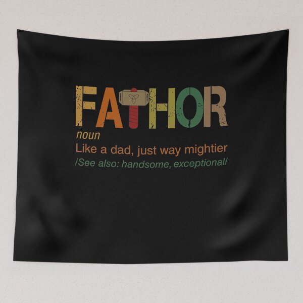 Item preview, Fa-Thor Like Dad Just Way Mightier designed and sold by Profashionall.