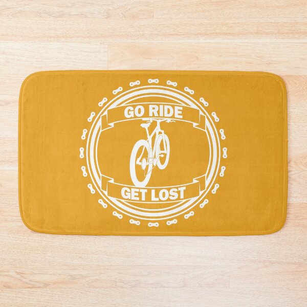 Item preview, Go Ride Get Lost Bike Chain Logo MTB White designed and sold by RabeDesigns.