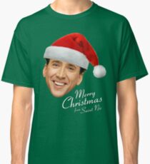 Merry Christmas from St Nic-olas Cage Classic T-Shirt