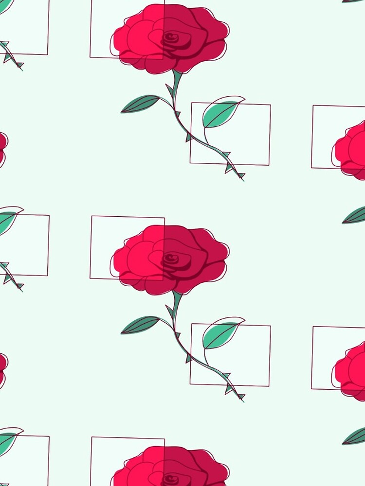 Thumbnail 4 of 4, iPhone Case, Abstract Rose Design designed and sold by ForTheFrogWar.