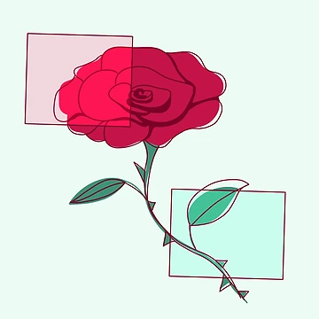 Artwork thumbnail, Abstract Rose Design by ForTheFrogWar