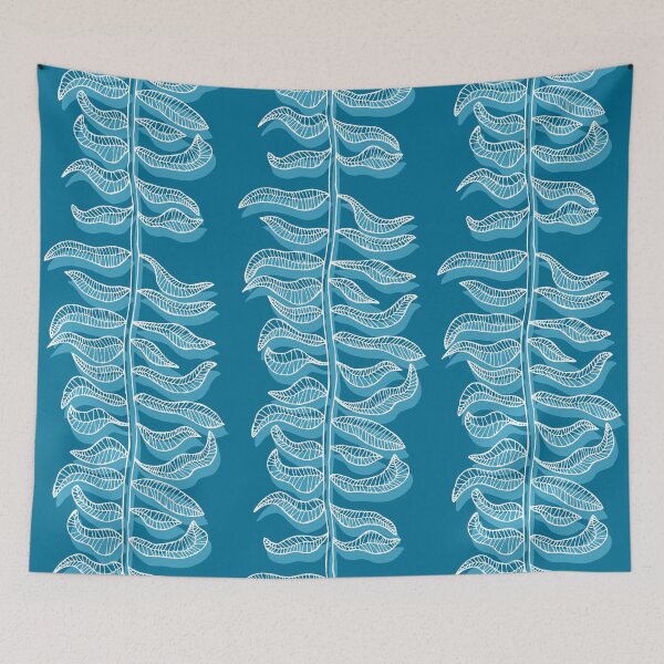 Item preview, Infinite climbing branch with fall leaves - Blue version designed and sold by Printables Passions.