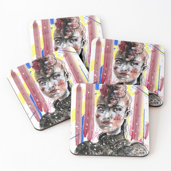 Item preview, Fashion illustration ink watercolor acrylic designed and sold by Susanne Margarete Lutz.