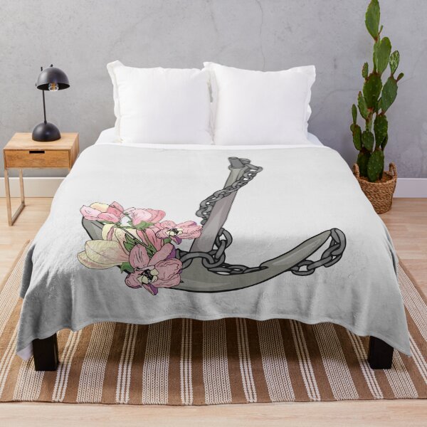 Item preview, anchor in flowers designed and sold by Anastasiia Yurevych.