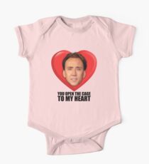 Nicolas Cage - Du öffnest den Käfig zu meinem Herzen Kurzärmeliger Einteiler