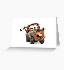 Tow Mater Cars Greeting Card