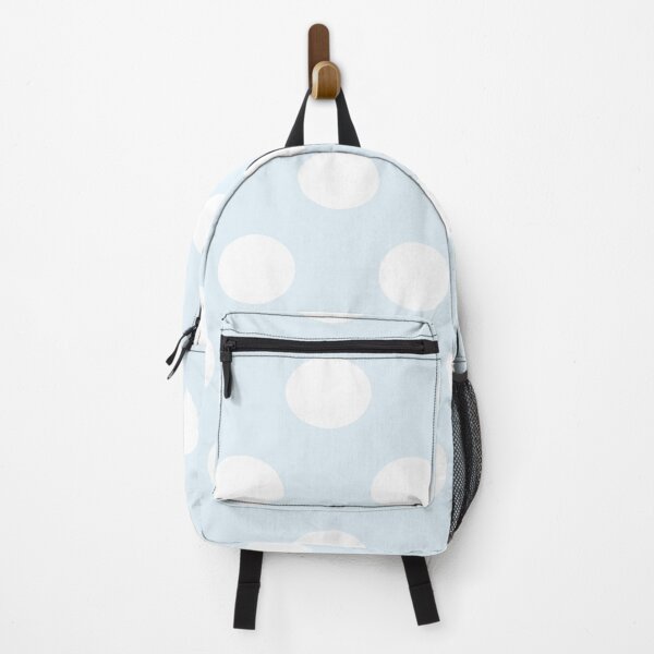 Item preview, Large WHITE and PALE BLUE POLKA DOTS designed and sold by RachelMacht.