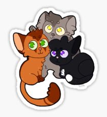 Firestar Graustreif und Rabenpfote Sticker