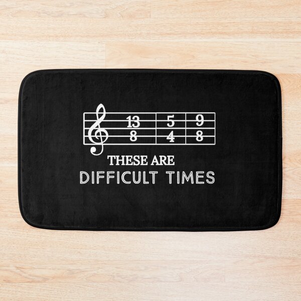 Item preview, Musician These Are Difficult Times designed and sold by Luna1Shop.