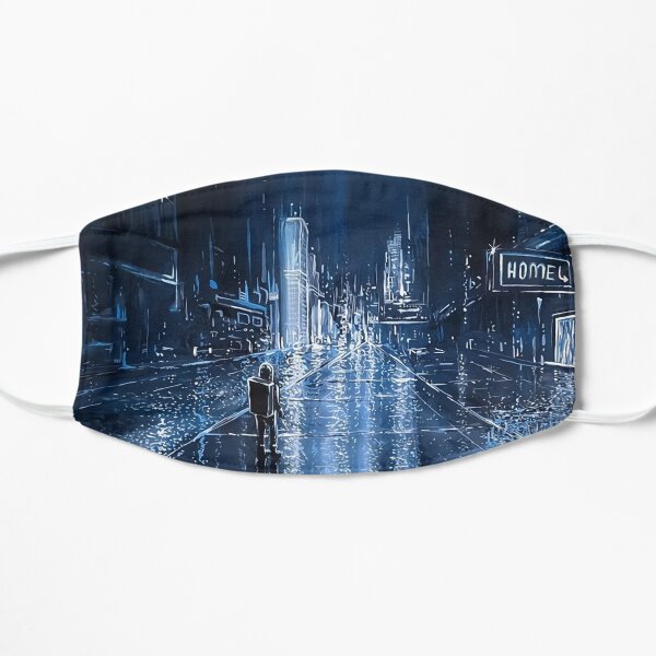 Rain Night Flat Mask
